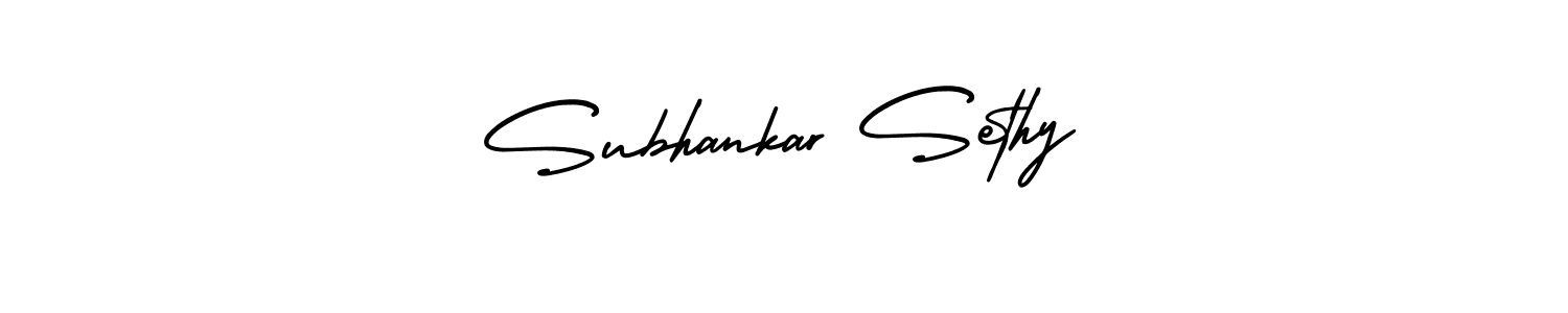 Make a beautiful signature design for name Subhankar Sethy. With this signature (AmerikaSignatureDemo-Regular) style, you can create a handwritten signature for free. Subhankar Sethy signature style 3 images and pictures png