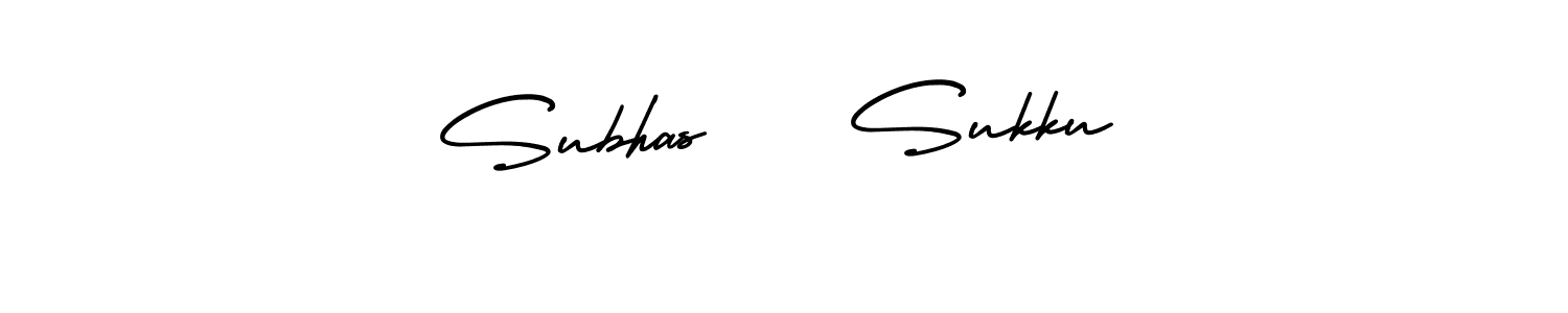 Create a beautiful signature design for name Subhas    Sukku. With this signature (AmerikaSignatureDemo-Regular) fonts, you can make a handwritten signature for free. Subhas    Sukku signature style 3 images and pictures png