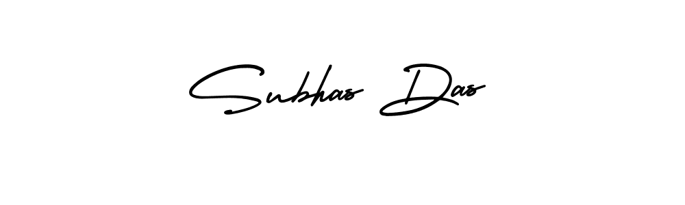 How to make Subhas Das name signature. Use AmerikaSignatureDemo-Regular style for creating short signs online. This is the latest handwritten sign. Subhas Das signature style 3 images and pictures png