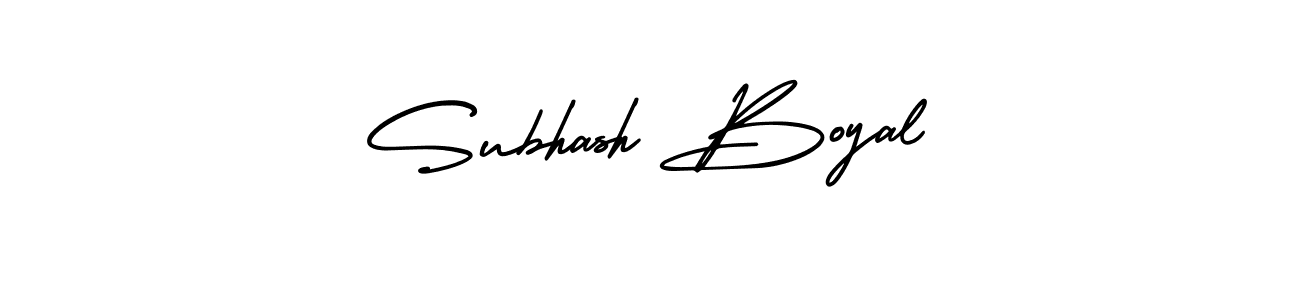 Best and Professional Signature Style for Subhash Boyal. AmerikaSignatureDemo-Regular Best Signature Style Collection. Subhash Boyal signature style 3 images and pictures png