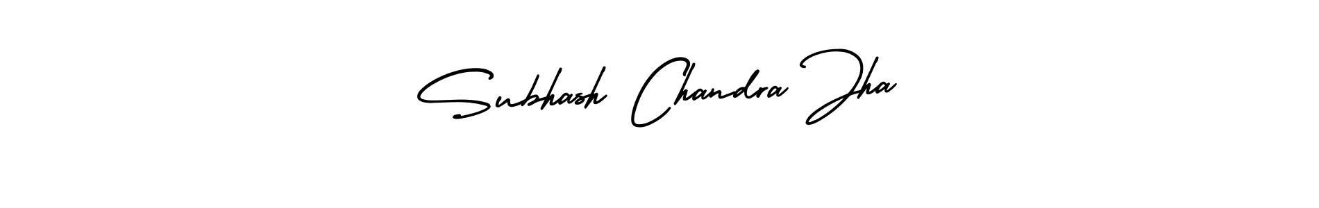 Use a signature maker to create a handwritten signature online. With this signature software, you can design (AmerikaSignatureDemo-Regular) your own signature for name Subhash Chandra Jha. Subhash Chandra Jha signature style 3 images and pictures png