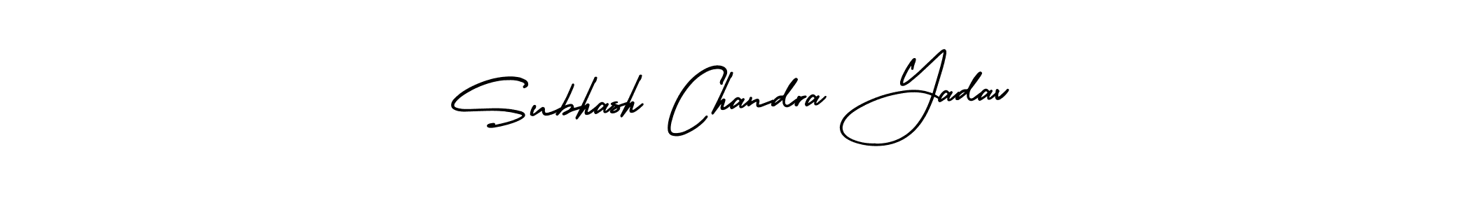 AmerikaSignatureDemo-Regular is a professional signature style that is perfect for those who want to add a touch of class to their signature. It is also a great choice for those who want to make their signature more unique. Get Subhash Chandra Yadav name to fancy signature for free. Subhash Chandra Yadav signature style 3 images and pictures png