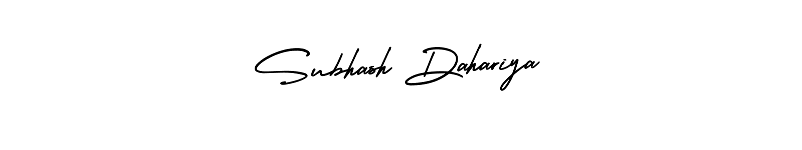 Design your own signature with our free online signature maker. With this signature software, you can create a handwritten (AmerikaSignatureDemo-Regular) signature for name Subhash Dahariya. Subhash Dahariya signature style 3 images and pictures png