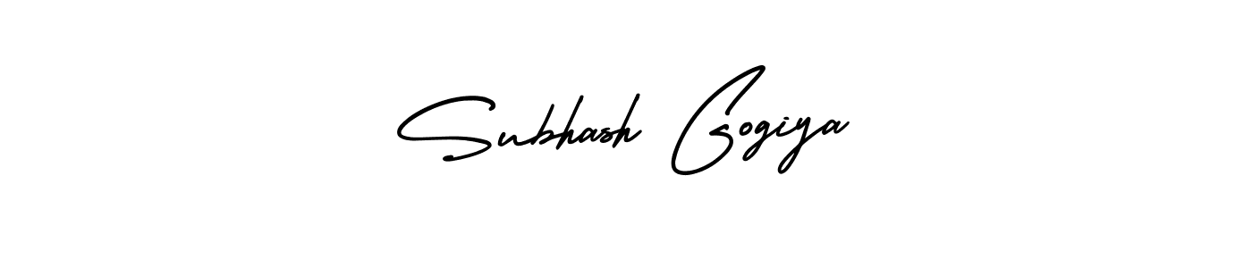 Make a beautiful signature design for name Subhash Gogiya. Use this online signature maker to create a handwritten signature for free. Subhash Gogiya signature style 3 images and pictures png