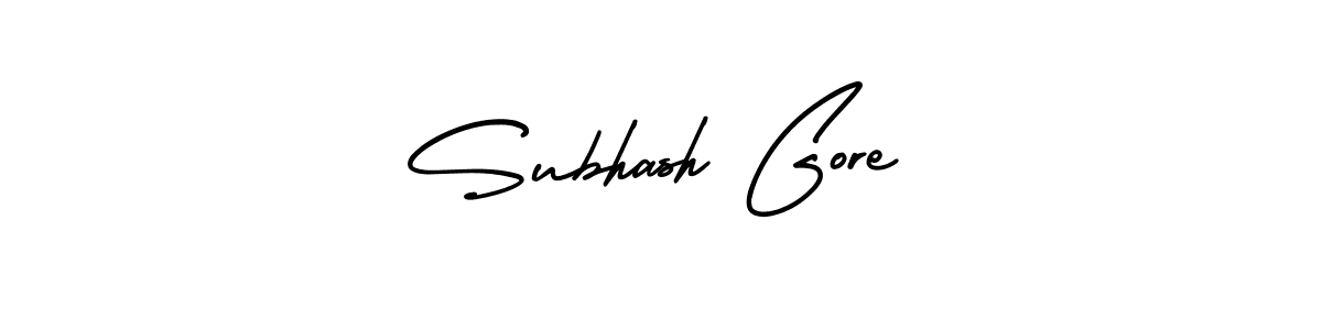 if you are searching for the best signature style for your name Subhash Gore. so please give up your signature search. here we have designed multiple signature styles  using AmerikaSignatureDemo-Regular. Subhash Gore signature style 3 images and pictures png