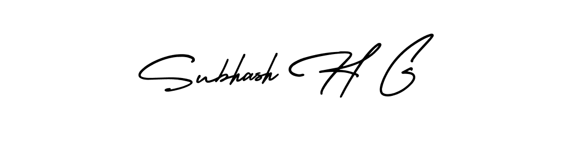 How to Draw Subhash H G signature style? AmerikaSignatureDemo-Regular is a latest design signature styles for name Subhash H G. Subhash H G signature style 3 images and pictures png