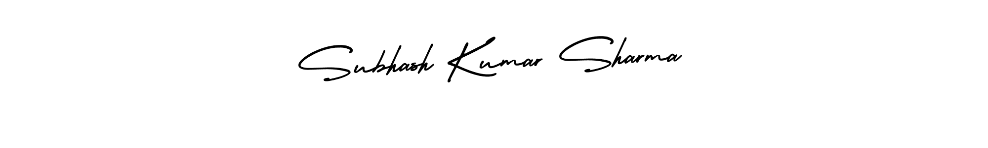 How to make Subhash Kumar Sharma signature? AmerikaSignatureDemo-Regular is a professional autograph style. Create handwritten signature for Subhash Kumar Sharma name. Subhash Kumar Sharma signature style 3 images and pictures png