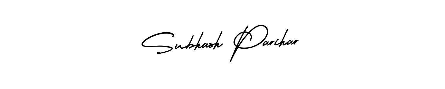 Design your own signature with our free online signature maker. With this signature software, you can create a handwritten (AmerikaSignatureDemo-Regular) signature for name Subhash Parihar. Subhash Parihar signature style 3 images and pictures png
