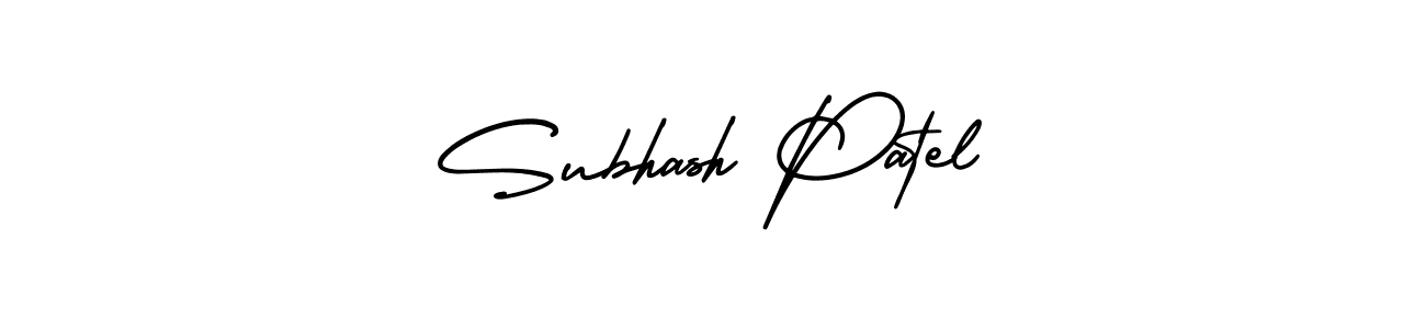 Use a signature maker to create a handwritten signature online. With this signature software, you can design (AmerikaSignatureDemo-Regular) your own signature for name Subhash Patel. Subhash Patel signature style 3 images and pictures png