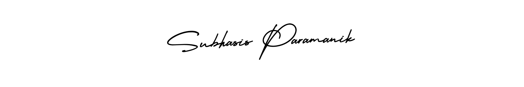 Subhasis Paramanik stylish signature style. Best Handwritten Sign (AmerikaSignatureDemo-Regular) for my name. Handwritten Signature Collection Ideas for my name Subhasis Paramanik. Subhasis Paramanik signature style 3 images and pictures png