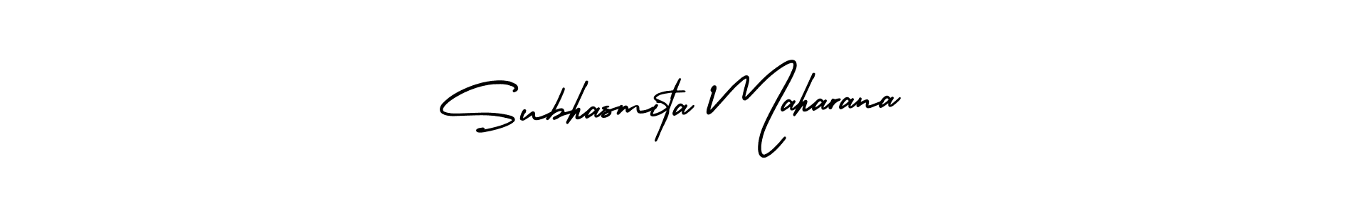 if you are searching for the best signature style for your name Subhasmita Maharana. so please give up your signature search. here we have designed multiple signature styles  using AmerikaSignatureDemo-Regular. Subhasmita Maharana signature style 3 images and pictures png