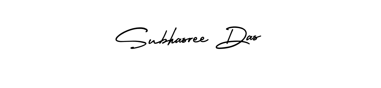 Create a beautiful signature design for name Subhasree Das. With this signature (AmerikaSignatureDemo-Regular) fonts, you can make a handwritten signature for free. Subhasree Das signature style 3 images and pictures png