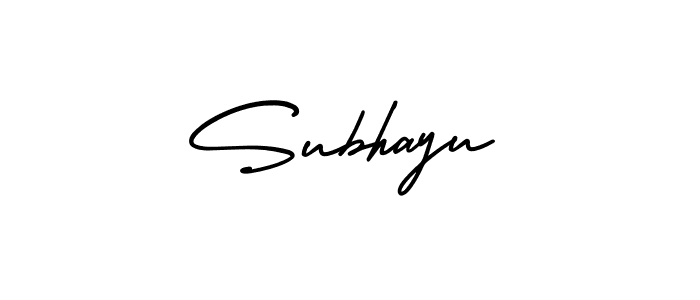 Also You can easily find your signature by using the search form. We will create Subhayu name handwritten signature images for you free of cost using AmerikaSignatureDemo-Regular sign style. Subhayu signature style 3 images and pictures png