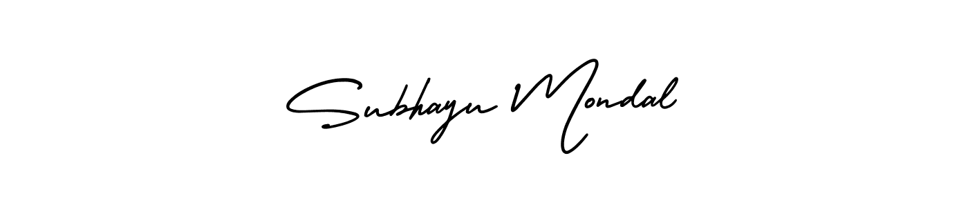 Design your own signature with our free online signature maker. With this signature software, you can create a handwritten (AmerikaSignatureDemo-Regular) signature for name Subhayu Mondal. Subhayu Mondal signature style 3 images and pictures png