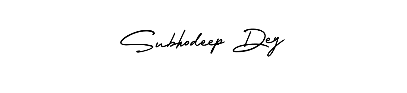 It looks lik you need a new signature style for name Subhodeep Dey. Design unique handwritten (AmerikaSignatureDemo-Regular) signature with our free signature maker in just a few clicks. Subhodeep Dey signature style 3 images and pictures png