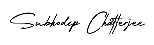 A sleek calligraphic signature for name Subhodip Chatterjee utilizing AmerikaSignatureDemo-Regular styling. Great for adding personal signatures to photos and art. Subhodip Chatterjee signature style 3 images and pictures png
