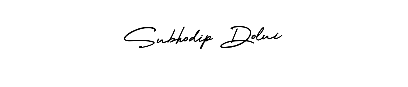 Create a beautiful signature design for name Subhodip Dolui. With this signature (AmerikaSignatureDemo-Regular) fonts, you can make a handwritten signature for free. Subhodip Dolui signature style 3 images and pictures png