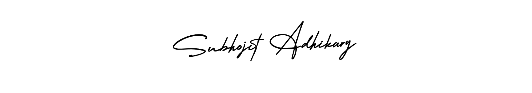 You can use this online signature creator to create a handwritten signature for the name Subhojit Adhikary. This is the best online autograph maker. Subhojit Adhikary signature style 3 images and pictures png