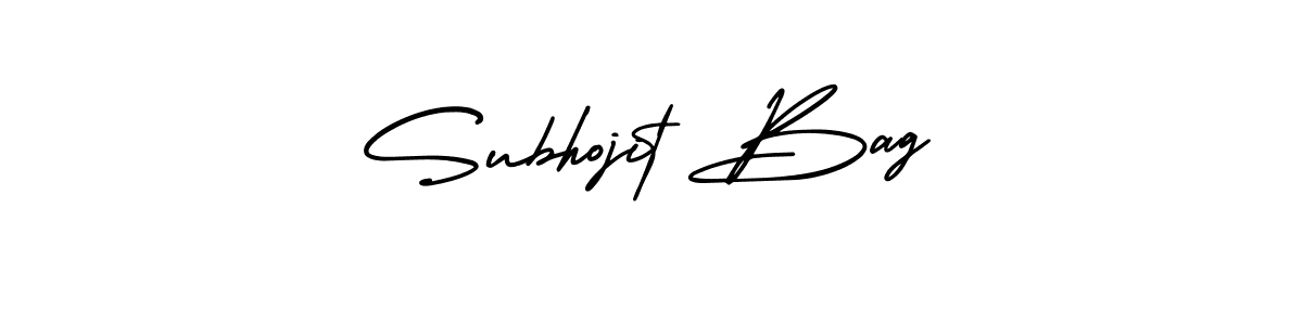 Also You can easily find your signature by using the search form. We will create Subhojit Bag name handwritten signature images for you free of cost using AmerikaSignatureDemo-Regular sign style. Subhojit Bag signature style 3 images and pictures png