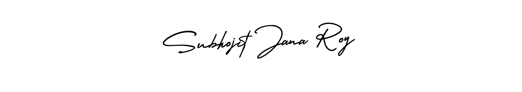 Use a signature maker to create a handwritten signature online. With this signature software, you can design (AmerikaSignatureDemo-Regular) your own signature for name Subhojit Jana Roy. Subhojit Jana Roy signature style 3 images and pictures png