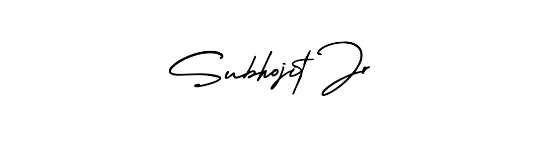How to make Subhojit Jr signature? AmerikaSignatureDemo-Regular is a professional autograph style. Create handwritten signature for Subhojit Jr name. Subhojit Jr signature style 3 images and pictures png