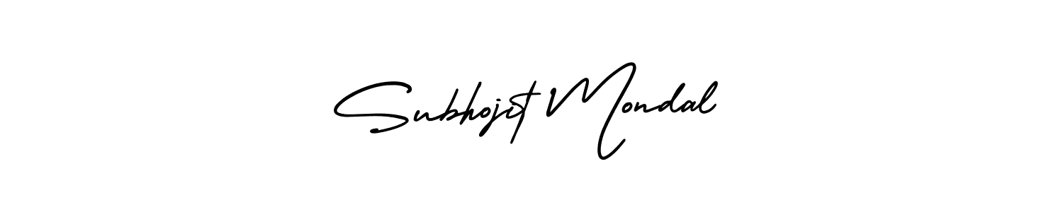 Best and Professional Signature Style for Subhojit Mondal. AmerikaSignatureDemo-Regular Best Signature Style Collection. Subhojit Mondal signature style 3 images and pictures png