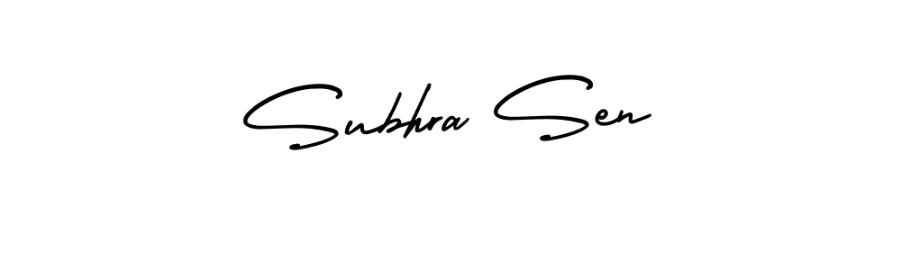 How to make Subhra Sen signature? AmerikaSignatureDemo-Regular is a professional autograph style. Create handwritten signature for Subhra Sen name. Subhra Sen signature style 3 images and pictures png