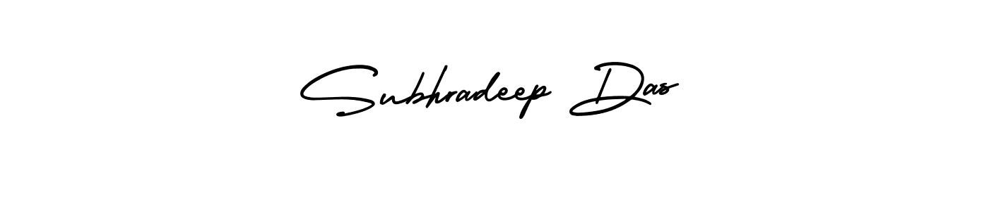 How to Draw Subhradeep Das signature style? AmerikaSignatureDemo-Regular is a latest design signature styles for name Subhradeep Das. Subhradeep Das signature style 3 images and pictures png