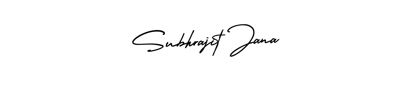 Similarly AmerikaSignatureDemo-Regular is the best handwritten signature design. Signature creator online .You can use it as an online autograph creator for name Subhrajit Jana. Subhrajit Jana signature style 3 images and pictures png