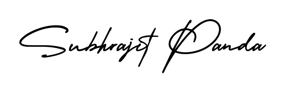 Check out images of Autograph of Subhrajit Panda name. Actor Subhrajit Panda Signature Style. AmerikaSignatureDemo-Regular is a professional sign style online. Subhrajit Panda signature style 3 images and pictures png
