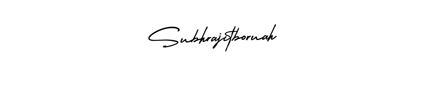 Also we have Subhrajitboruah name is the best signature style. Create professional handwritten signature collection using AmerikaSignatureDemo-Regular autograph style. Subhrajitboruah signature style 3 images and pictures png