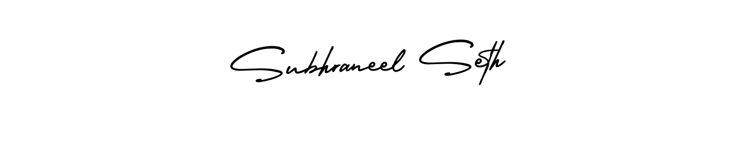 Also we have Subhraneel Seth name is the best signature style. Create professional handwritten signature collection using AmerikaSignatureDemo-Regular autograph style. Subhraneel Seth signature style 3 images and pictures png