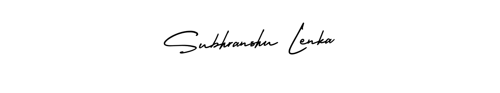 Make a short Subhranshu Lenka signature style. Manage your documents anywhere anytime using AmerikaSignatureDemo-Regular. Create and add eSignatures, submit forms, share and send files easily. Subhranshu Lenka signature style 3 images and pictures png