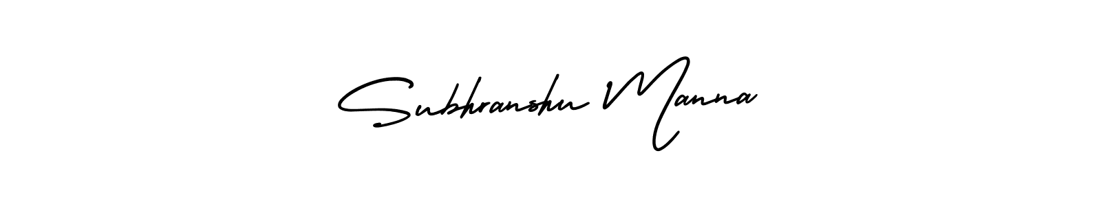 Best and Professional Signature Style for Subhranshu Manna. AmerikaSignatureDemo-Regular Best Signature Style Collection. Subhranshu Manna signature style 3 images and pictures png