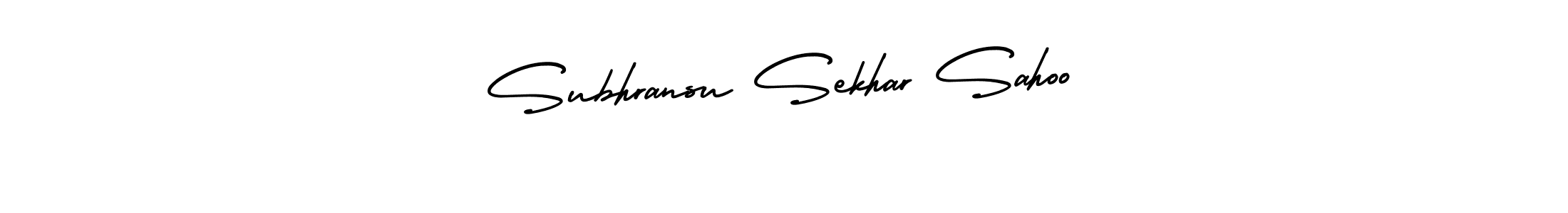 Use a signature maker to create a handwritten signature online. With this signature software, you can design (AmerikaSignatureDemo-Regular) your own signature for name Subhransu Sekhar Sahoo. Subhransu Sekhar Sahoo signature style 3 images and pictures png