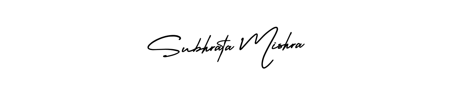 AmerikaSignatureDemo-Regular is a professional signature style that is perfect for those who want to add a touch of class to their signature. It is also a great choice for those who want to make their signature more unique. Get Subhrata Mishra name to fancy signature for free. Subhrata Mishra signature style 3 images and pictures png