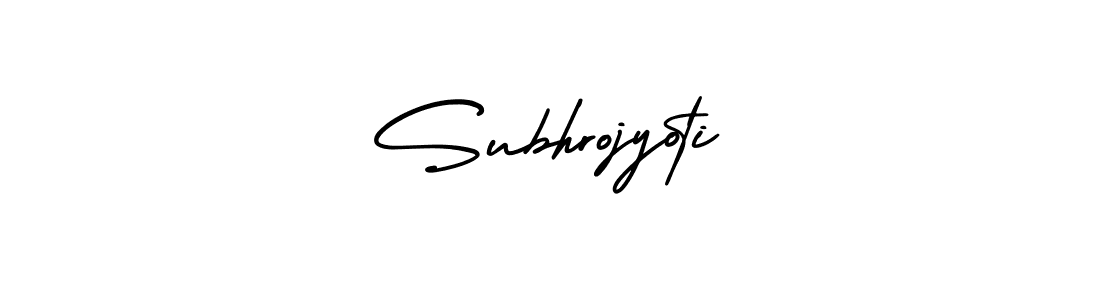 Also we have Subhrojyoti name is the best signature style. Create professional handwritten signature collection using AmerikaSignatureDemo-Regular autograph style. Subhrojyoti signature style 3 images and pictures png