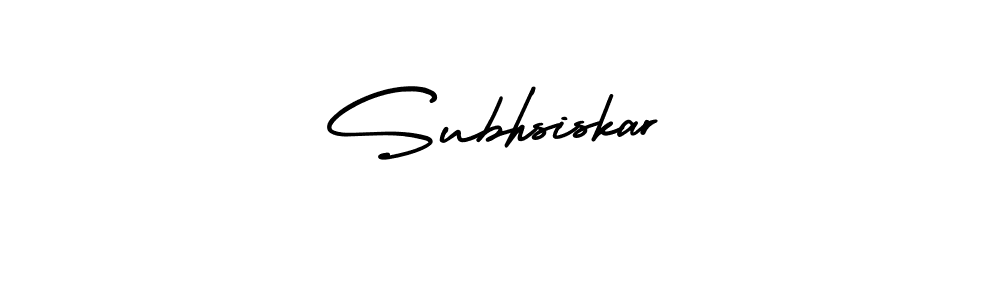 How to make Subhsiskar name signature. Use AmerikaSignatureDemo-Regular style for creating short signs online. This is the latest handwritten sign. Subhsiskar signature style 3 images and pictures png