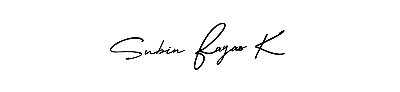 Here are the top 10 professional signature styles for the name Subin Fayas K. These are the best autograph styles you can use for your name. Subin Fayas K signature style 3 images and pictures png