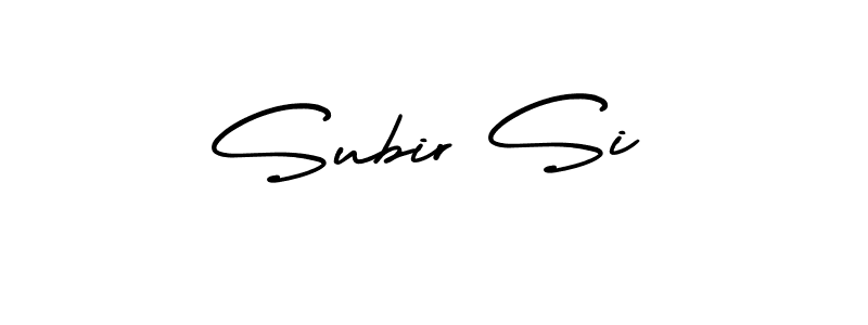 Create a beautiful signature design for name Subir Si. With this signature (AmerikaSignatureDemo-Regular) fonts, you can make a handwritten signature for free. Subir Si signature style 3 images and pictures png