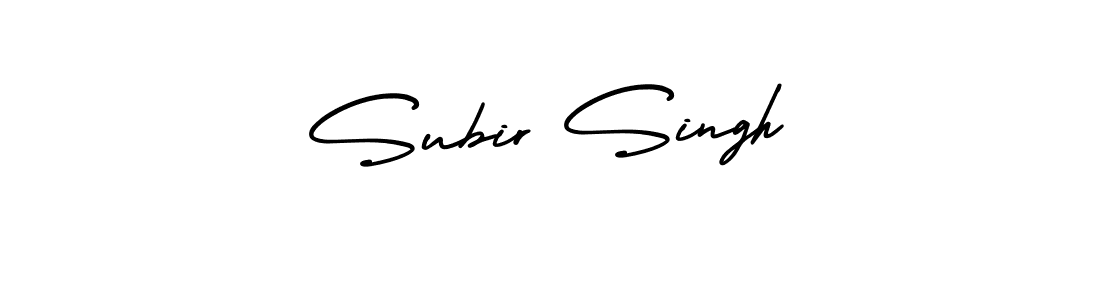 Use a signature maker to create a handwritten signature online. With this signature software, you can design (AmerikaSignatureDemo-Regular) your own signature for name Subir Singh. Subir Singh signature style 3 images and pictures png