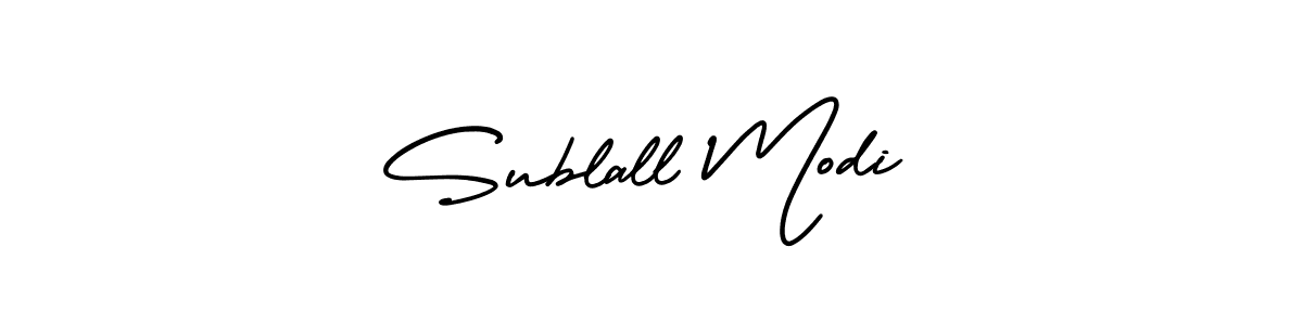 Make a beautiful signature design for name Sublall Modi. With this signature (AmerikaSignatureDemo-Regular) style, you can create a handwritten signature for free. Sublall Modi signature style 3 images and pictures png