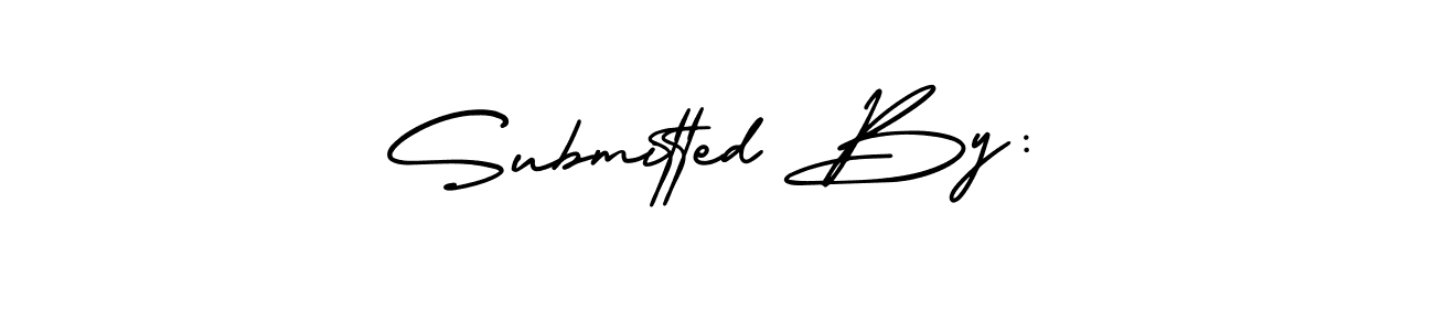 How to Draw Submitted By: signature style? AmerikaSignatureDemo-Regular is a latest design signature styles for name Submitted By:. Submitted By: signature style 3 images and pictures png