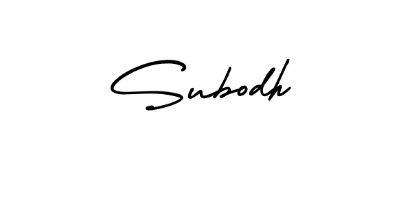 How to Draw Subodh signature style? AmerikaSignatureDemo-Regular is a latest design signature styles for name Subodh. Subodh signature style 3 images and pictures png