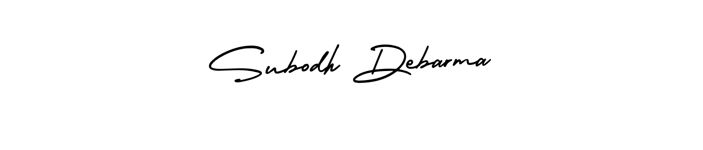 Make a beautiful signature design for name Subodh Debarma. With this signature (AmerikaSignatureDemo-Regular) style, you can create a handwritten signature for free. Subodh Debarma signature style 3 images and pictures png