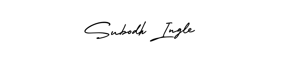 Make a short Subodh Ingle signature style. Manage your documents anywhere anytime using AmerikaSignatureDemo-Regular. Create and add eSignatures, submit forms, share and send files easily. Subodh Ingle signature style 3 images and pictures png