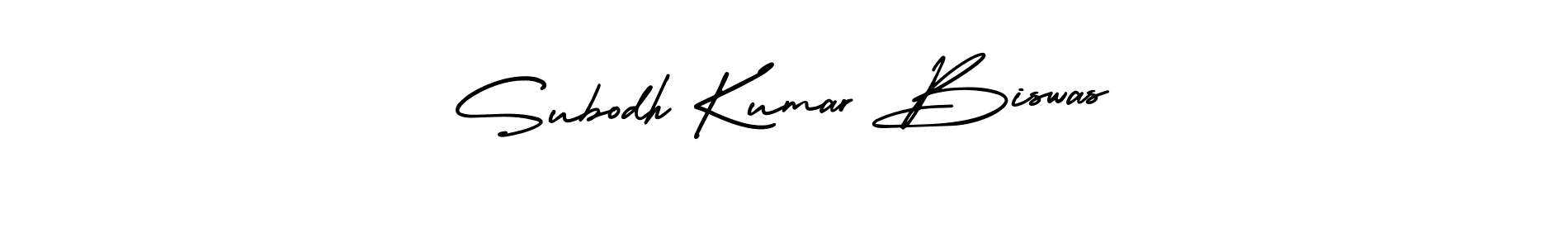 Create a beautiful signature design for name Subodh Kumar Biswas. With this signature (AmerikaSignatureDemo-Regular) fonts, you can make a handwritten signature for free. Subodh Kumar Biswas signature style 3 images and pictures png