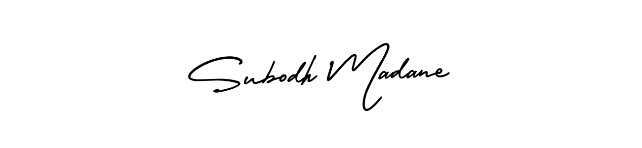 Make a beautiful signature design for name Subodh Madane. Use this online signature maker to create a handwritten signature for free. Subodh Madane signature style 3 images and pictures png