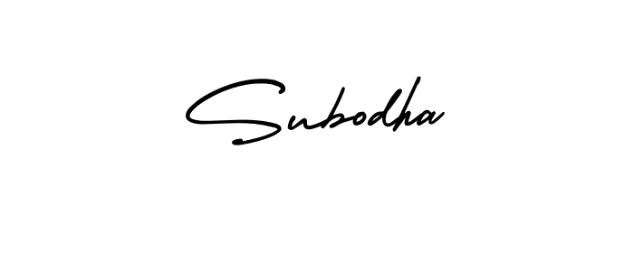 Best and Professional Signature Style for Subodha. AmerikaSignatureDemo-Regular Best Signature Style Collection. Subodha signature style 3 images and pictures png