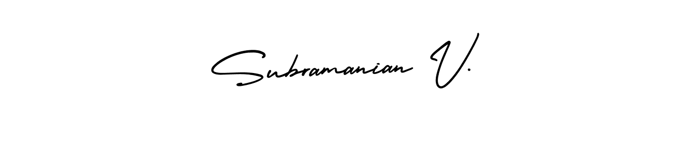 Make a short Subramanian V. signature style. Manage your documents anywhere anytime using AmerikaSignatureDemo-Regular. Create and add eSignatures, submit forms, share and send files easily. Subramanian V. signature style 3 images and pictures png